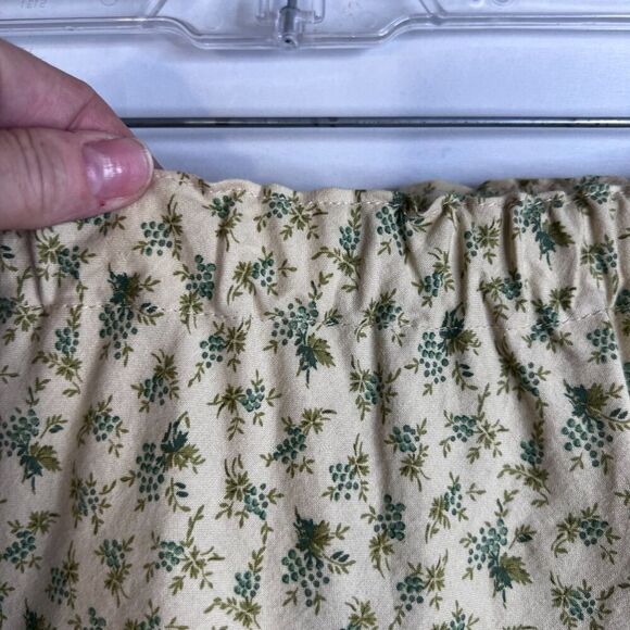 Cottage Core Patchwork Boho Mixed Print Floral Aline Handmade Midi Skirt Sz S/M - Picture 4 of 5